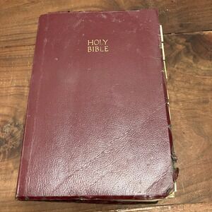 Holy Bible KJV 2003 Thomas Nelson Red Letter Study Bible Hardcover Tabs